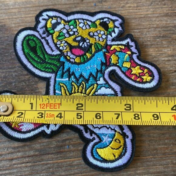 Grateful Dead Dancing Bear Sew on Patch - Picture 4 of 4